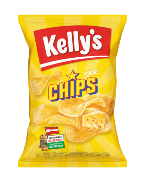 Kellys Chips Kaese, 150g